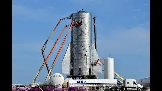 SpaceX Starship Mk1 - Second Fin Installation - November 11, 2019