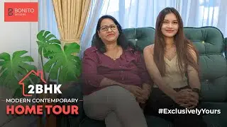 Contemporary 2BHK Home Interiors in Mumbai | Bonito Designs Tour