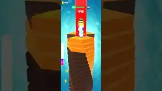 Drop Stack Ball Game Level 292 - short video - More Gaming