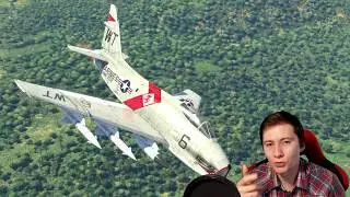 Кратко о FJ-4B VMF 232 с управляемыми ракетами AGM-12 в War Thunder