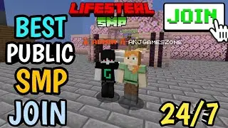 📌 Join Best Lifesteal Public Smp Server For Minecraft ☎️ | Java + PE | 24/7 Online | Free To Join ⛑️