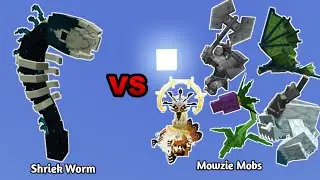 Shriek Worm Vs Mowzie Mobs
