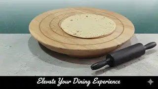 Pure Wooden Sagwan Chakla Belan &ndash; Perfect for Roti 