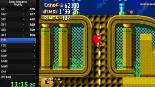 Sonic Megamix - Mighty Any% Speedrun in 28:30