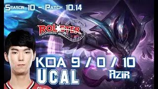 KT Ucal AZIR vs SION Mid - Patch 10.14 KR Ranked