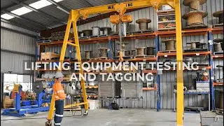 Lifting equipment testing and tagging