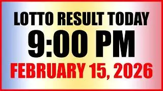 Lotto Result Today 9pm Draw February 15, 2026 Swertres Ez2 PCSO