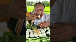 Steamed duck eggs are very delicious