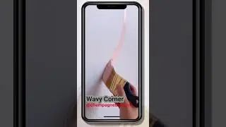 Wavy Corner - Wall Painting Ideas