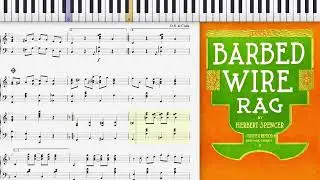 Barbed Wire Rag by Herbert Spencer (1910, Ragtime piano)