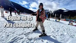 MI PRIMERA VEZ ESQUIANDO ☠️ | LA MEJOR EXPERIENCIA DE MI VIDA 