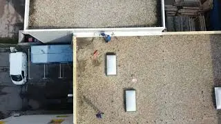 Flachdachleckortung mit Tracergas.