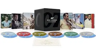 Unboxing James Bond: Sean Connery 6-Film Collection Steelbook Library Case