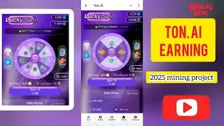 Ton. Ai Crypto mining | 2025 new mining project TON AI NEW COIN