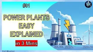 Introduction to Power Plants | Types & Basic Working | VoltMentor