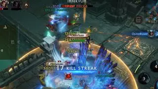Diablo Immortal. BG fun. OsitoRuso 8.2k reso druid vs 12.5k reso YisusAntz druid. Full carry mode