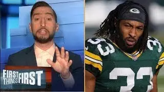 Packers avoid using franchise tag on Aaron Jones!! | Nick's reaction