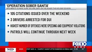 MPD completes phase one of 'Operation Sober Santa'