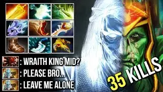 New Style Mid Wraith King 120k Damage Delete PL Ez Most Epic Gameplay Imba Build WTF Dota 2