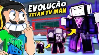 O PODER MÁXIMO DO UPGRADED TITAN TVMAN!! A EVOLUÇÃO DO CINEMAMAN!! (TOILET TOWER DEFENSE) - ROBLOX