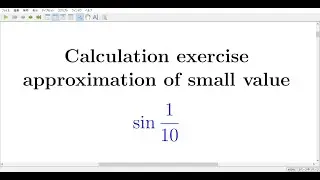 calculation exercise 2 Estimation of values