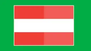 Austria Flag Animated Green Screen