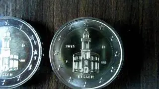 2 Euro Bundesl&auml;nder Serie 2015 - Frankfurter Paulskirche (Hessen) 2015