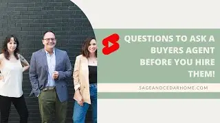 Questions to ask a buyers agent before you hire them! Full video on our channel #shorts