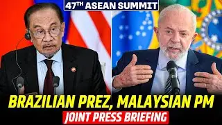 LIVE: Joint press briefing by Brazilian President Lula and Malaysian PM Anwar Ibrahim |ASEAN Summit