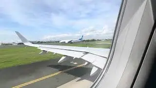 Philippine Airlines Clear Morning Departure from Manila 