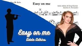 Easy on me Adele [SheetMusic] Flute PlayAlong