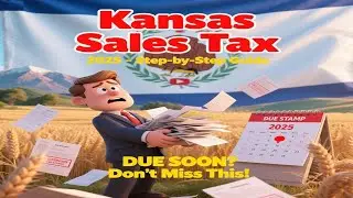 How to File Kansas State Monthly Sales Tax Return in 2025 Step by Step Process | US Sales Tax