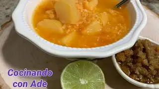 Caldillo de papá y arroz! Económico y bien Sabroso! Una receta de mi mama