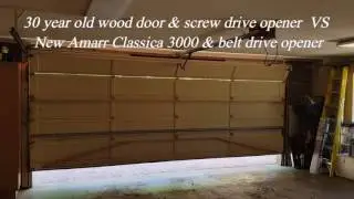 Old VS New in garage doors and openers