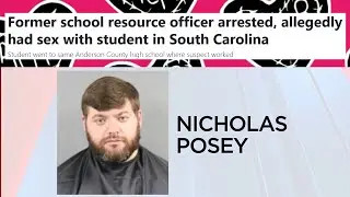 Ex-School Resource Officer arrested for being alleged predator. #acab #southcarolina #andersonsc