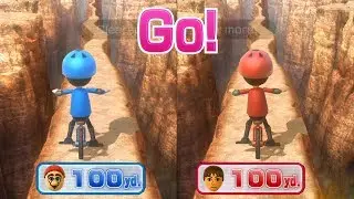 Wii Party U - Bridge Burners (2 Player) Mario and Guest C | JinnaGaming