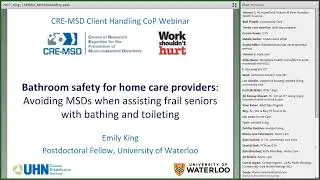 Webinar: Bathroom safety for home care providers - assisting seniors with bathing and toileting
