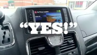 How to connect your phone via bluetooth to the Chrysler Town & Country