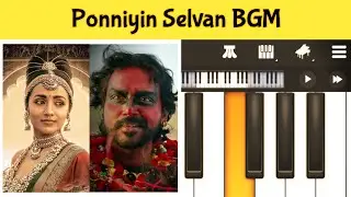 Aga Naga Love BGM | Ponniyin Selvan | A R Rahman | Beginner Piano Tutorial