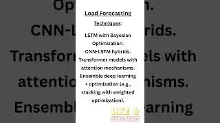 Load Forecasting #load #forecast #forecasting  #education