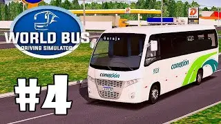 World Bus Driving Simulator | Gameplay en Español | #4 Salida en Manus Off-Road