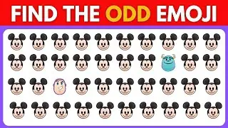Find the ODD One Out - Disney Edition Easy, Medium, Hard - 20 Levels Emoji Quiz