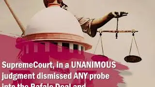 SC Rejects Congress Charges on Rafale Deal