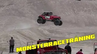 Monsterracetr&auml;ning i Gapungebyns grusgrop 11/9-2021