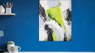 Как рисовать простую абстрактную живопись/Для начинающих/Акрил/MariArtHome