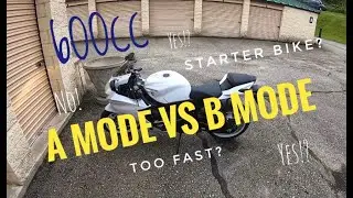 A Mode Vs B Mode: Can you start on a 600cc Motorcycle?
