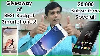 Huge giveaway! Win Redmi Note 3 / Le 1s / Lenovo K4 Note! 20,000 subscribers special!