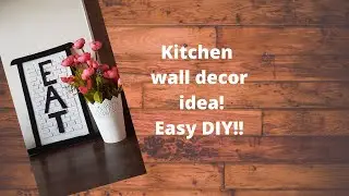 Amazing Kitchen wall decor idea, Kitchen wall decoration ideas using cardboard, zero budget decor.