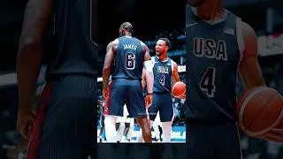 LeBron saves Team USA 🇺🇸👑 #shorts