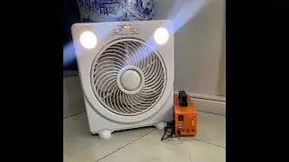How to charge Desk Fan on Portable Solar Generator | Smart Solar
